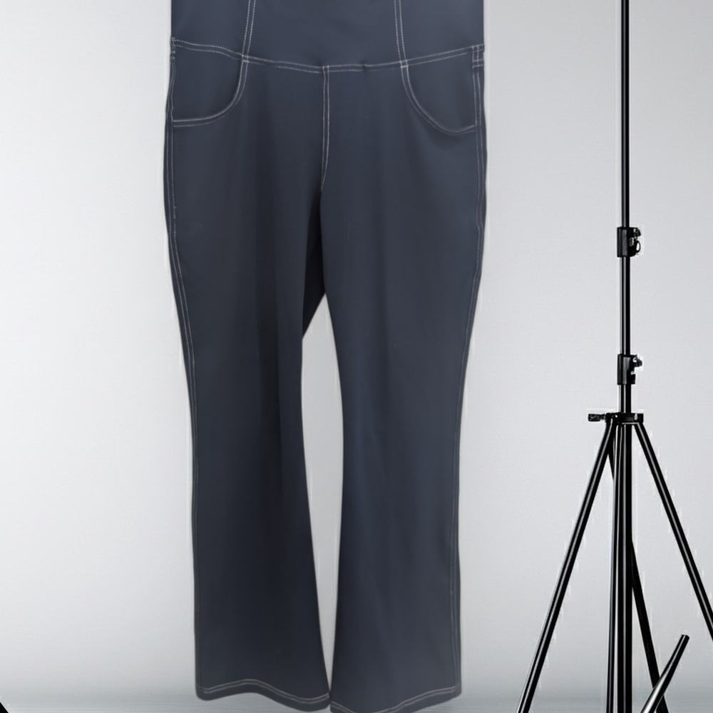 Elegant Navy Boot Cut Flare Pants